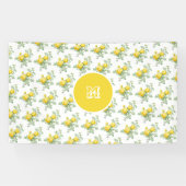  Gele Rose Floral Elegant Spandoek (Horizontaal)