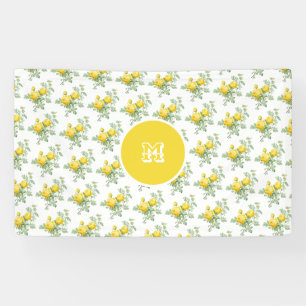 Gele Rose Floral Elegant Spandoek