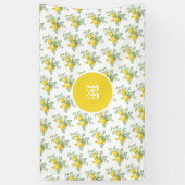  Gele Rose Floral Elegant Spandoek (Verticaal)