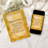 Gele Rose Floral Wedding Save the Date