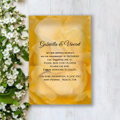 Gele Rose Floral Wedding Save the Date