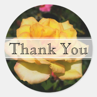 Gele Rose Floral Wedding Sticker