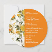 Gele Rose Garden Bridal Shower Invitation Kaart (Voorkant)