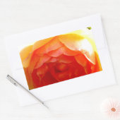 Gele Rose gele bloemengele bloem Rechthoekige Sticker (Envelop)