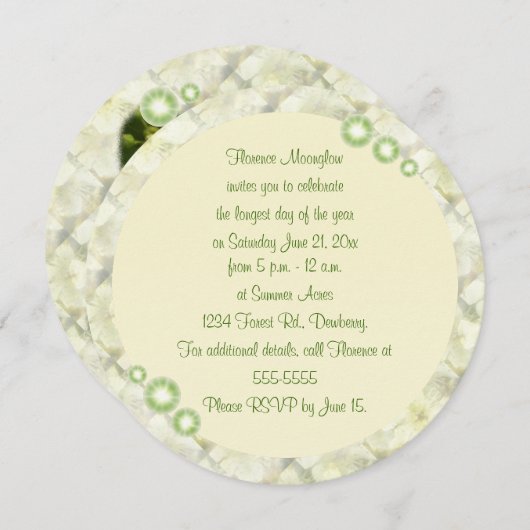 Gele Rose in Brambles Summer Solstice Litha Kaart (Voorkant / Achterkant)