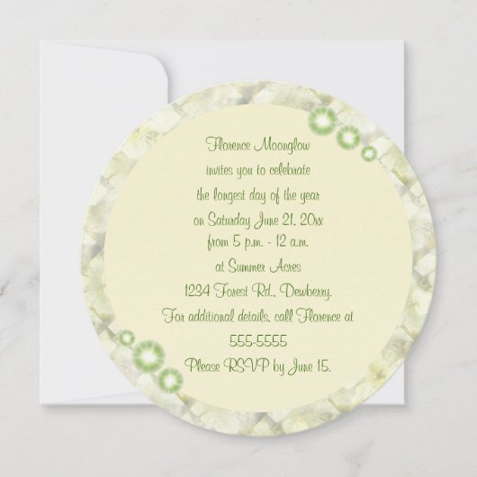 Gele Rose in Brambles Summer Solstice Litha Kaart (Voorkant)