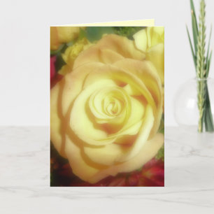 Gele Rose Kaart