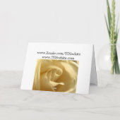 Gele Rose Kaart (Achterkant)