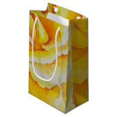 Gele Rose Klein Cadeauzakje (Voorkant Gekanteld)