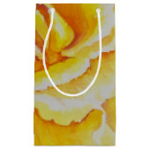 Gele Rose Klein Cadeauzakje (Voorkant)
