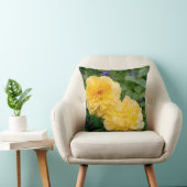 Gele Rose Kussen (Stoel)
