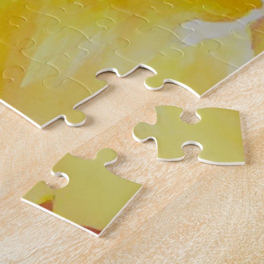 Gele Rose Legpuzzel (Zijkant)