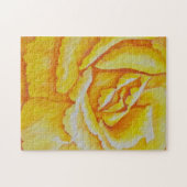 Gele Rose Legpuzzel (Horizontaal)
