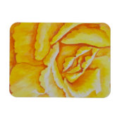 Gele Rose Magneet (Horizontaal)