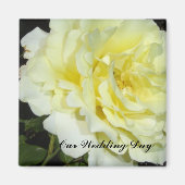 Gele Rose Magneet (Voorkant)