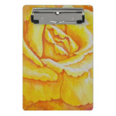 Gele Rose Mini Klembord (Voorkant)