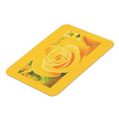 Gele Rose Moederdag Premium Flexi Magnet Magneet (Linkerzijde)