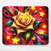 Gele Rose Muismat (Voorkant)