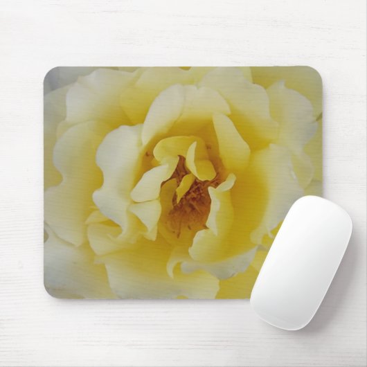 Gele Rose Muismat (Met muis)