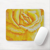 Gele Rose Muismat (Met muis)