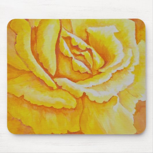 Gele Rose Muismat (Voorkant)