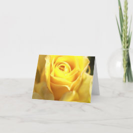 Gele Rose Notecards Kaart