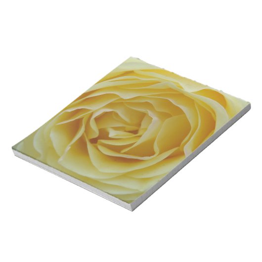 Gele Rose Notitieblok (Linkerzijde)