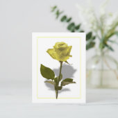 Gele Rose of Friendship Briefkaart (Staand voorkant)