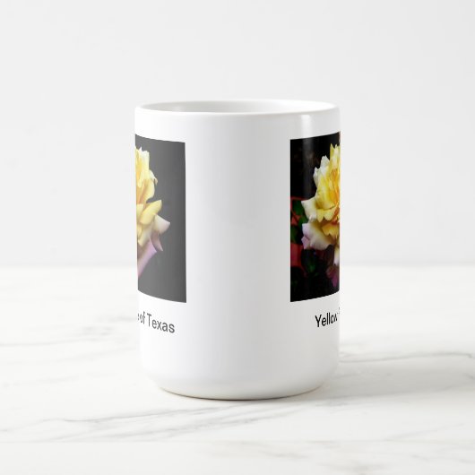 Gele Rose of Texas Coffee Mok (Center)