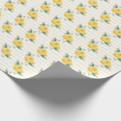 Gele Rose of Texas - Enkelvoudig Roos Cadeaupapier (Hoek)