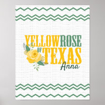 Gele Rose of Texas - Enkelvoudig Roos