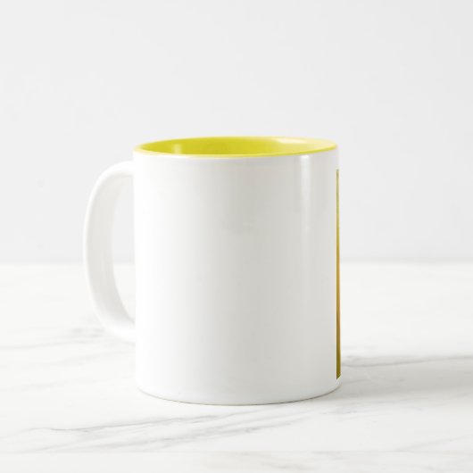 Gele Rose of Texas Mok (Voorkant links)