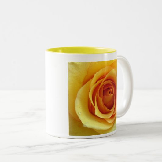 Gele Rose of Texas Mok (Voorkant rechts)