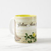 Gele Rose of Texas Mok (Voorkant links)