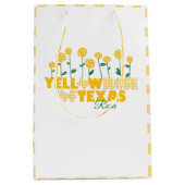 Gele Rose of Texas - Roos Garden Medium Cadeauzakje (Voorkant)