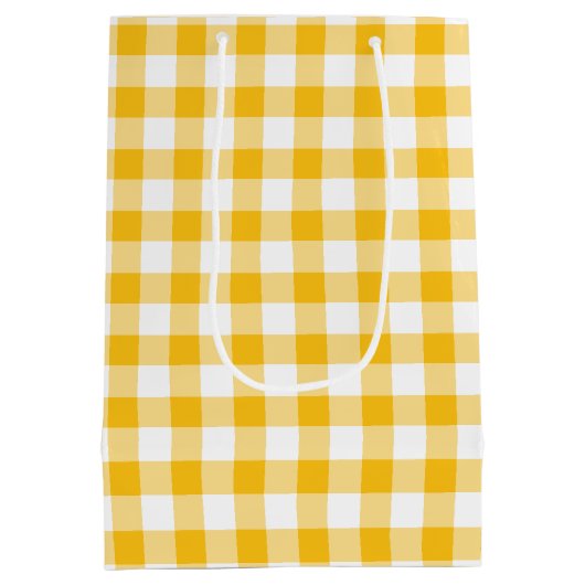 Gele Rose of Texas - Roos Garden Medium Cadeauzakje (Achterkant)