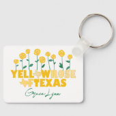 Gele Rose of Texas - Roos Garden Sleutelhanger (Voorkant)