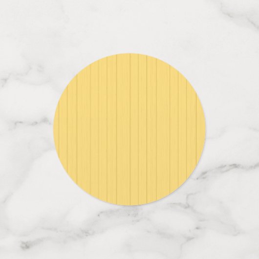 Gele Rose of Texas Wedding Confetti (Kleine voorkant)