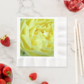 Gele Rose Papieren servetten (Insitu)