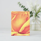 Gele Rose Schilderij - Multi Briefkaart (Staand voorkant)