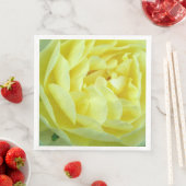 Gele Rose Servet (Insitu)