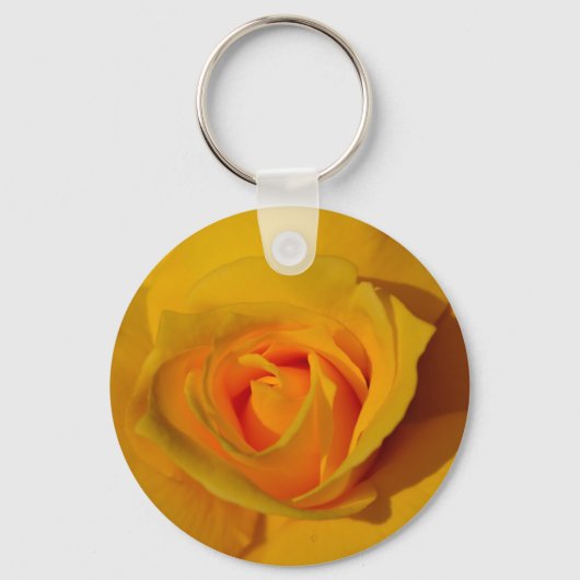 Gele Rose Sleutelhanger (Voorkant)