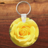 Gele Rose Sleutelhanger (Voorkant)