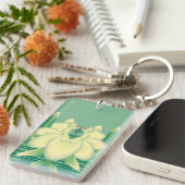 Gele Rose Sleutelhanger (Voorkant Rechts)