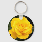 Gele Rose Sleutelhanger (Voorkant)
