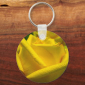 Gele Rose Sleutelhanger (Voorkant)