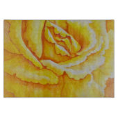 Gele Rose Snijplank (Voorkant)