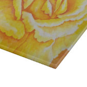 Gele Rose Snijplank (Hoek)