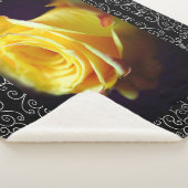 Gele Rose Soft Sherpa Deken (3/4)