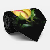 Gele Rose - Stropdas (Opgerold)